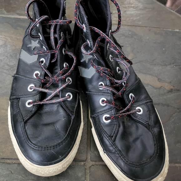 Converse Leather High Tops